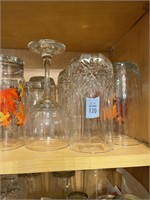 K - Misc. Glass Drinkware Lot