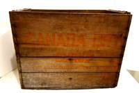 Canada Dry Wooden Crate