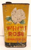 White Rose Separator Oil Tin