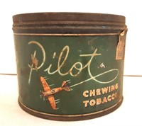Pilot Chewing Tobacco Tin