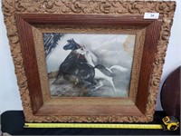 31" x 28" framed horse print