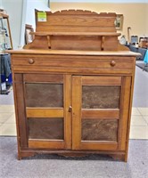 Antique pie safe, 40" W x 39" T