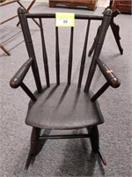 Early 1800s child's rocking chair