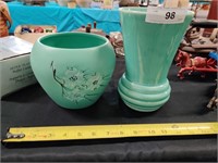 2 Vintage McCoy vases, ex. condition
