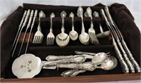 57 PC ALVIN STERLING SILVER FLATWARE*PRINCE EUGENE