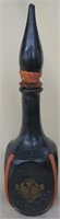 GENUINE LEATHER MADE IN ITALY DECANTER