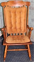 TELL CITY VINTAGE MAPLE ROCKING CHAIR