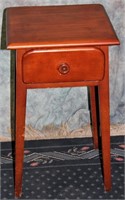 VINTAGE MAPLE TELEPHONE TABLE WITH DRAWER