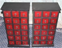 2-18 DRAWER WOOD HOBBY CABINETS
