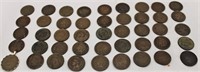 45 INDIAN HEAD PENNIES 1875-1899