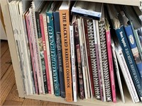 Shelf of Cookbooks & Magazines