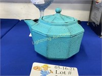 JAPANESE OCTAGONAL TEAPOT