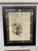 FRAMED 1974 GARY PATTERSON SKI PRINTS