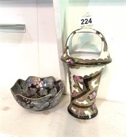 Oriental Vase and Bowl