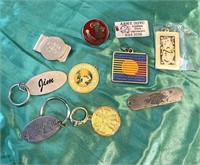 Collection of Florida Key Chains, etc