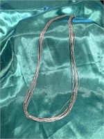 Vintage Liquid Sterling Silver Necklace ~ 22