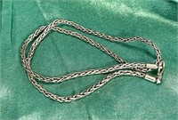 Sterling Silver Heavy Chain ~ 16 inches