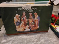 International Bazaar Porcelain Nativity Set