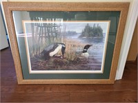 1995 Signed Michael Sieve Geese Picture