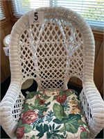 Wicker Rocker (Matches #195) (Sunroom)