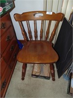 (2) Matching Hardwood Chairs