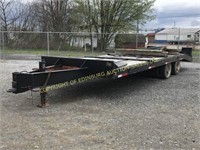 1992 EAGER BEAVER 24' TANDEM DUAL EQUIPMENT TRAILE