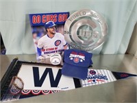 Lot of Chicago Cubs World Series Champion Items