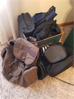 Lot of Back Pack & Carry Bags