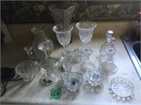glass vases, candle holders, bowls &  more