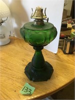 green lamp base