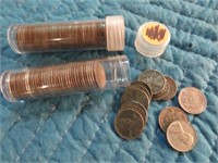 (2) ROLLS 1943 STEEL PENNIES