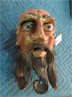 WOODEN FOLK ART MASK