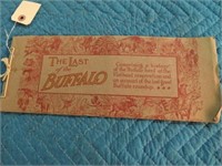 LAST OF THE BUFFALO BOOK (DATED 1909)
