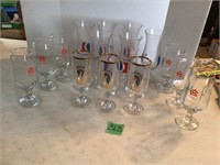Coors, Carnival & other stemware