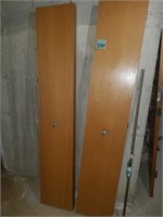 Pair of Oak 30" Bi-Fold Closet Doors