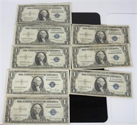 (8) 1935 Silver Certificates