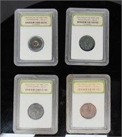 (4) Constantine the Great Era Roman Empire Coins