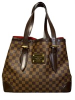 Authentic Louis Vuitton Hampstead Damier Ebene Bag