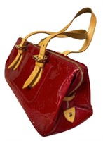 Authentic Louis Vuitton Rosewood Avenue Vernis Bag