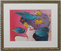 Flower Spectrum Giclee By Peter Max