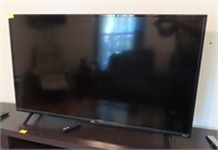 50" TCL ROKU TV ON STAND WITH REMOTE
