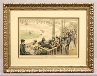 C. 1898 Print "Velodrome in Paris"