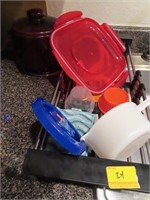 CONTENTS OF KITCHEN COUNTER TOP AND DRAWERS
