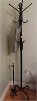 HAT/COAT RACK AND WALKING CANE