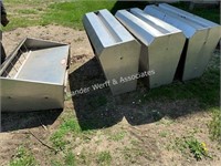 4) Modern Ag Systems 4’ stainless steel nursery fe