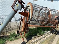 Older Hi-Cap grain cleaner with electric motor