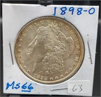 1898-O Morgan Silver Dollar