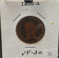 1800-A Austrian 1 Kreuzer