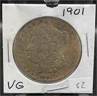 1901 Morgan Silver Dollar