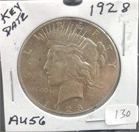 1928 Peace Silver Dollar
